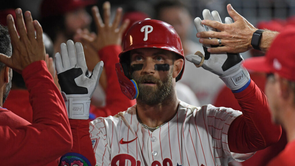 Harper is first to accomplish this in 2025 as Phillies remain hot