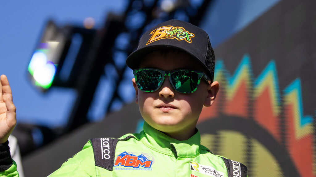 Brexton Busch honors late father Kyle after winning first race since his death