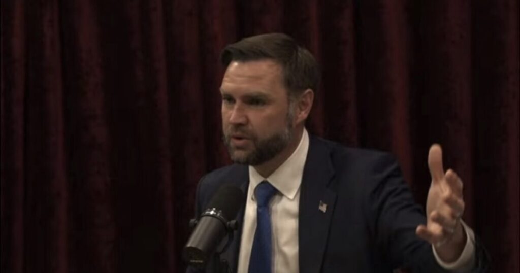(VIDEO) Karoline Leavitt Shoots Down Claims of Divide Between Trump and Vance on Iran After Vance Airs Frustration with Warmongers in Joe Rogan Appearance